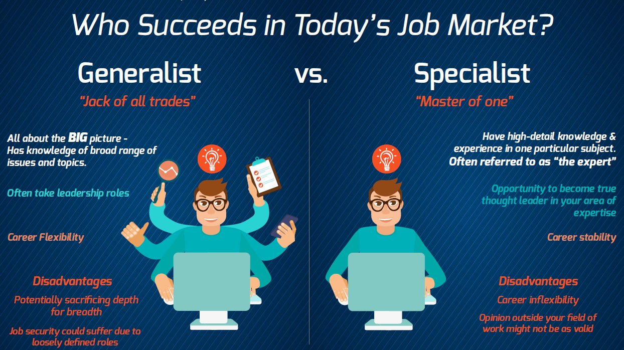 Specialist vs. Generalist: Navigating the Best Path for Long-Term Career Security